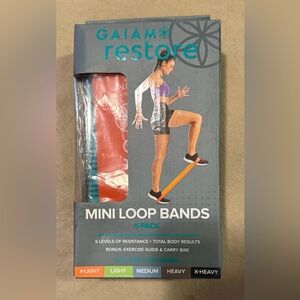 GAIAM RESTORE. Mini Loop Bands 5-Pack